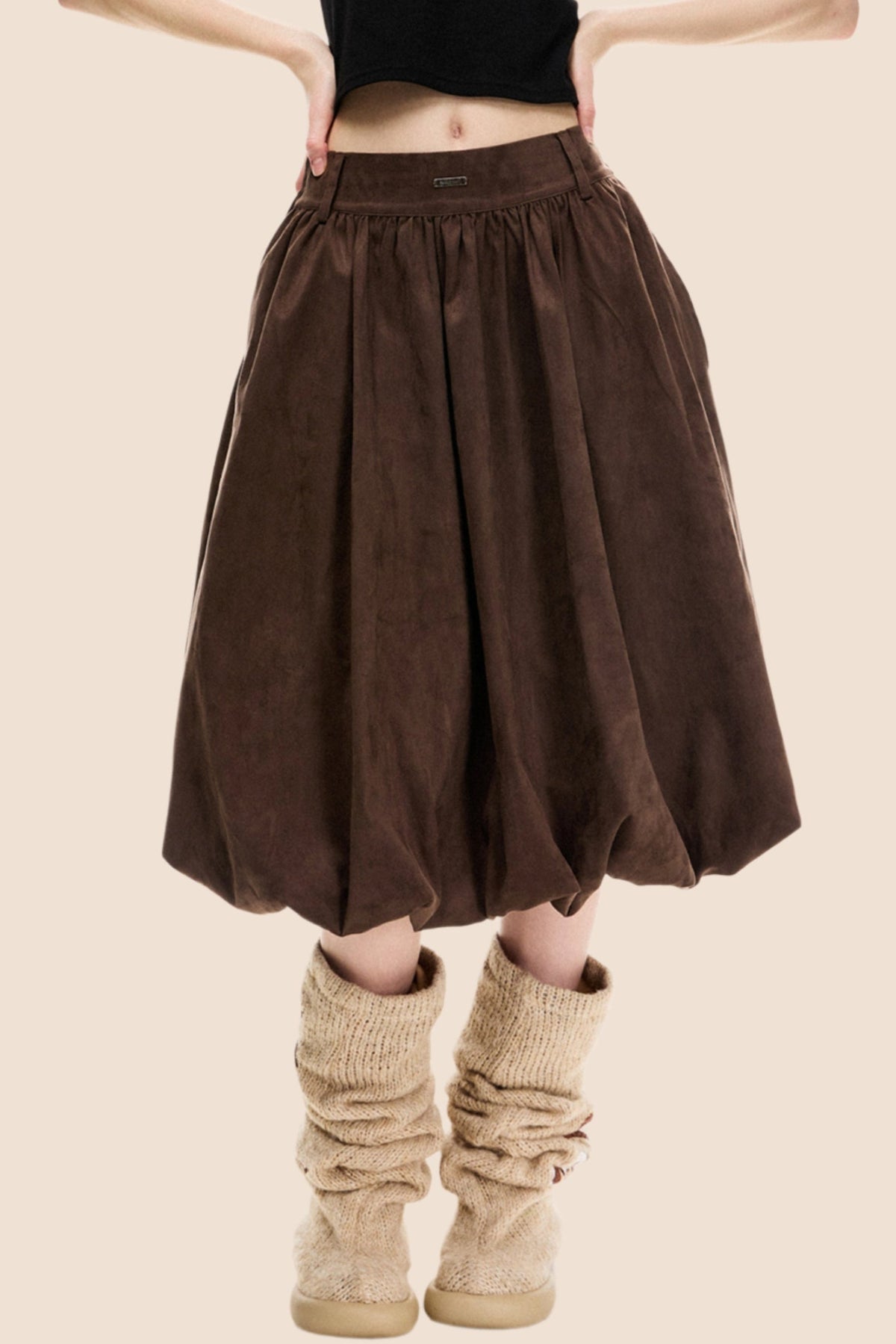 Bubble Midi Skirt