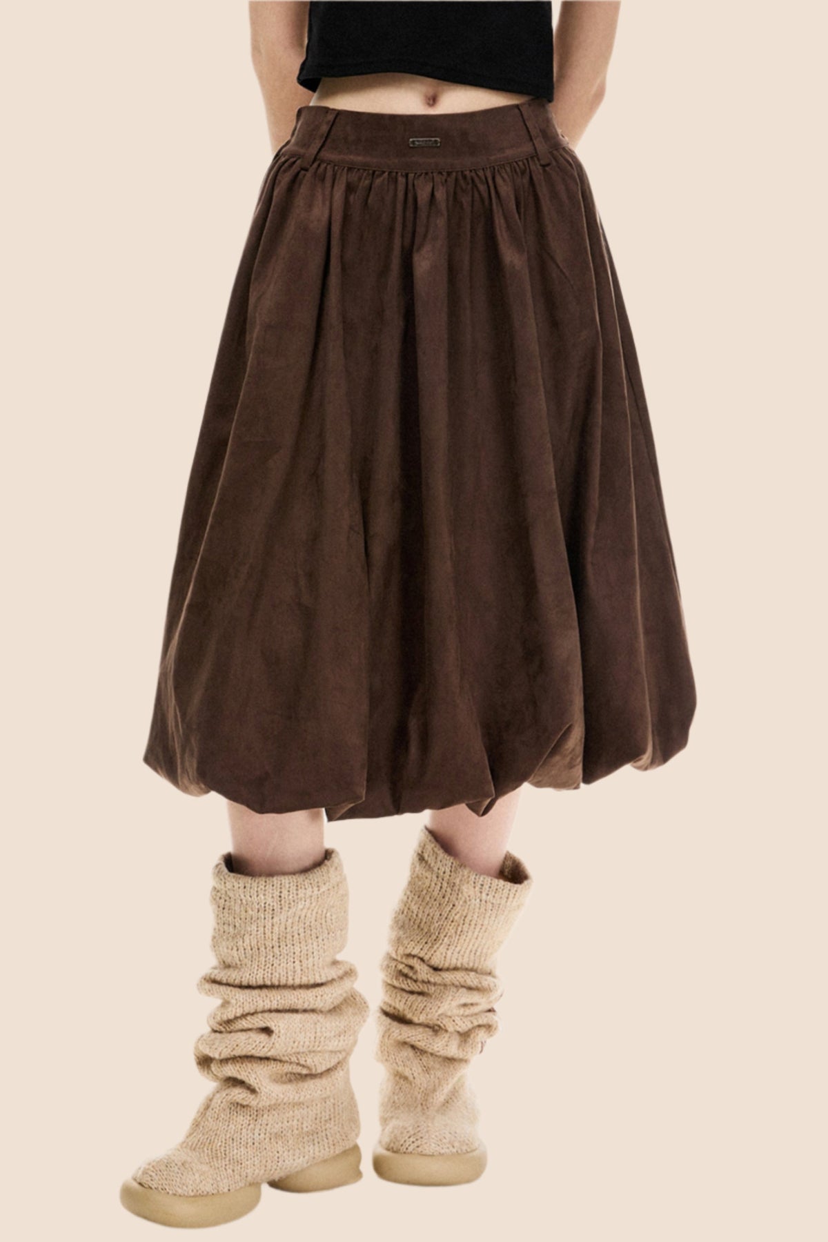 Bubble Midi Skirt