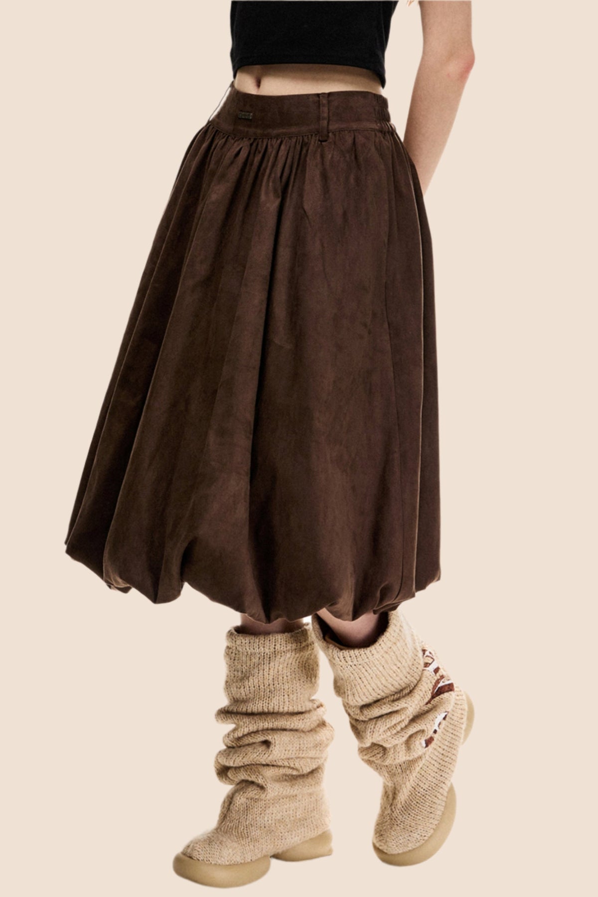 Bubble Midi Skirt