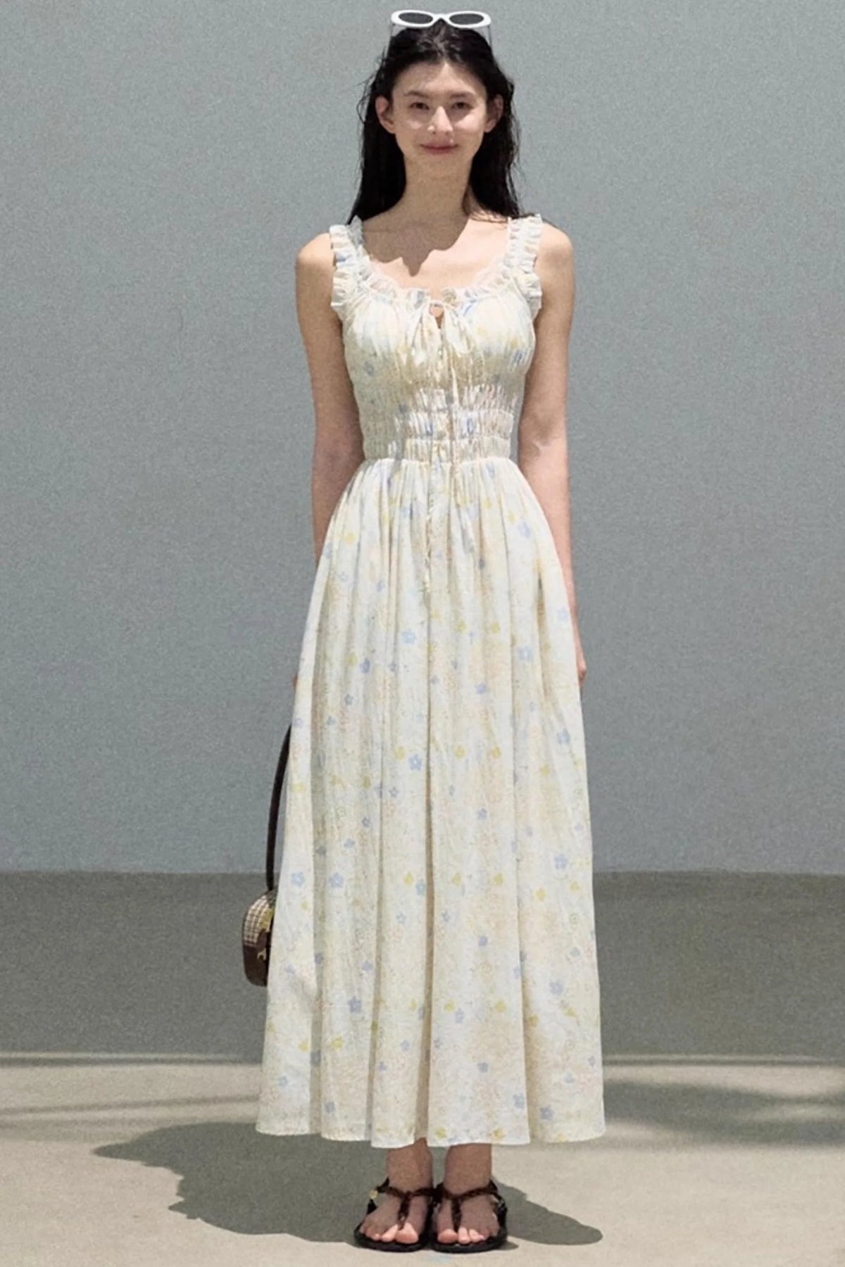 Bubbling Soda Printed Slip Dress