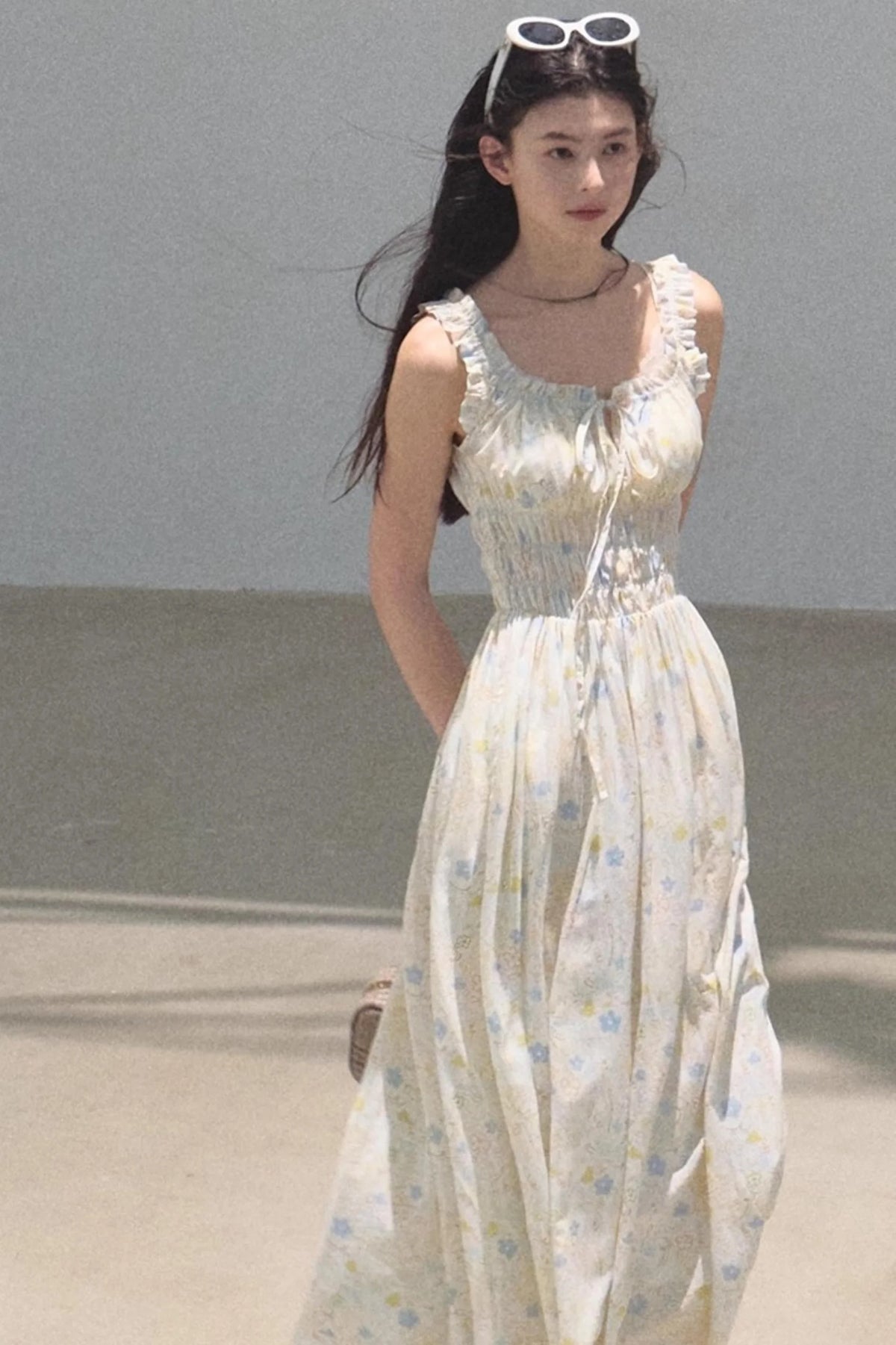 Bubbling Soda Printed Slip Dress