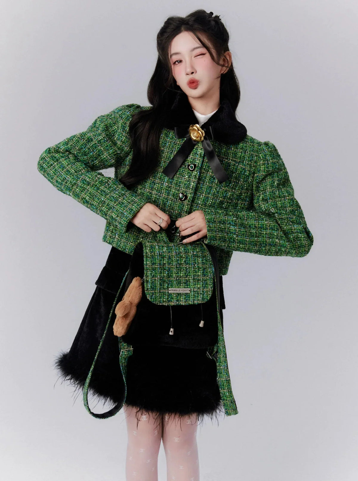 Buckle Green Fragrance Jacket