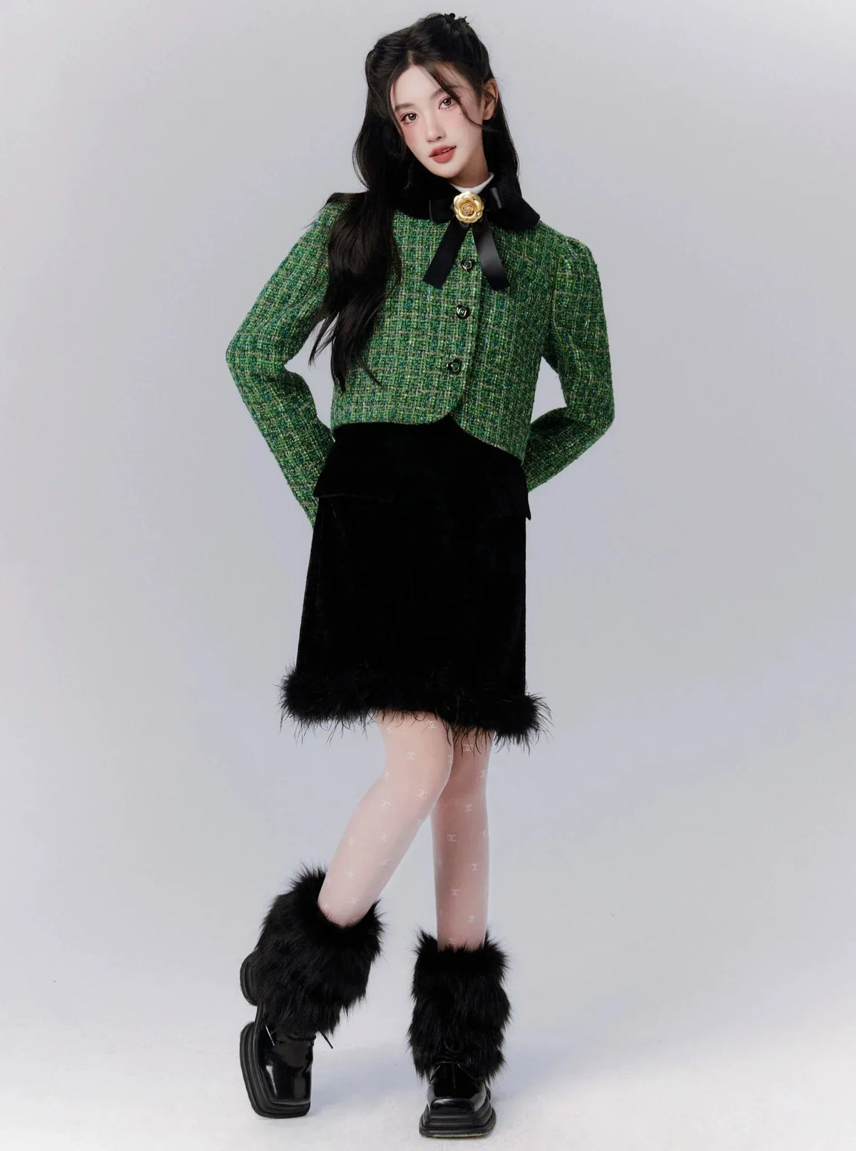Buckle Green Fragrance Jacket