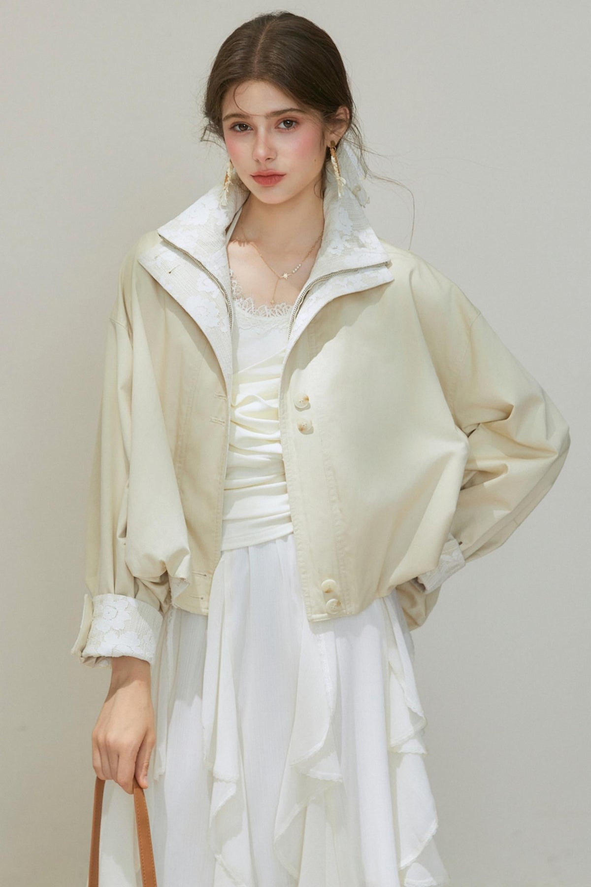 Bud Lyocell Short Trench Coat