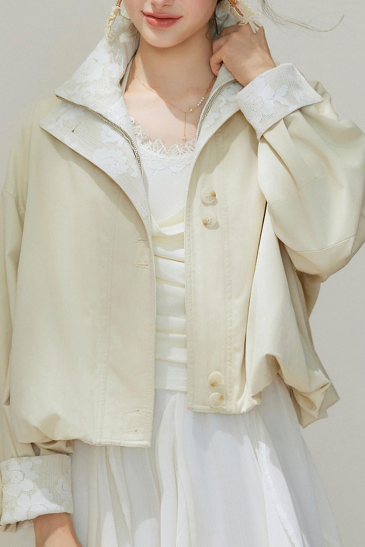 Bud Lyocell Short Trench Coat