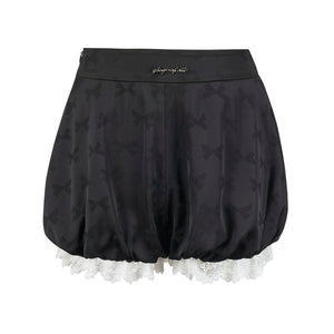 Butterfly Detail Lace Shorts Pants