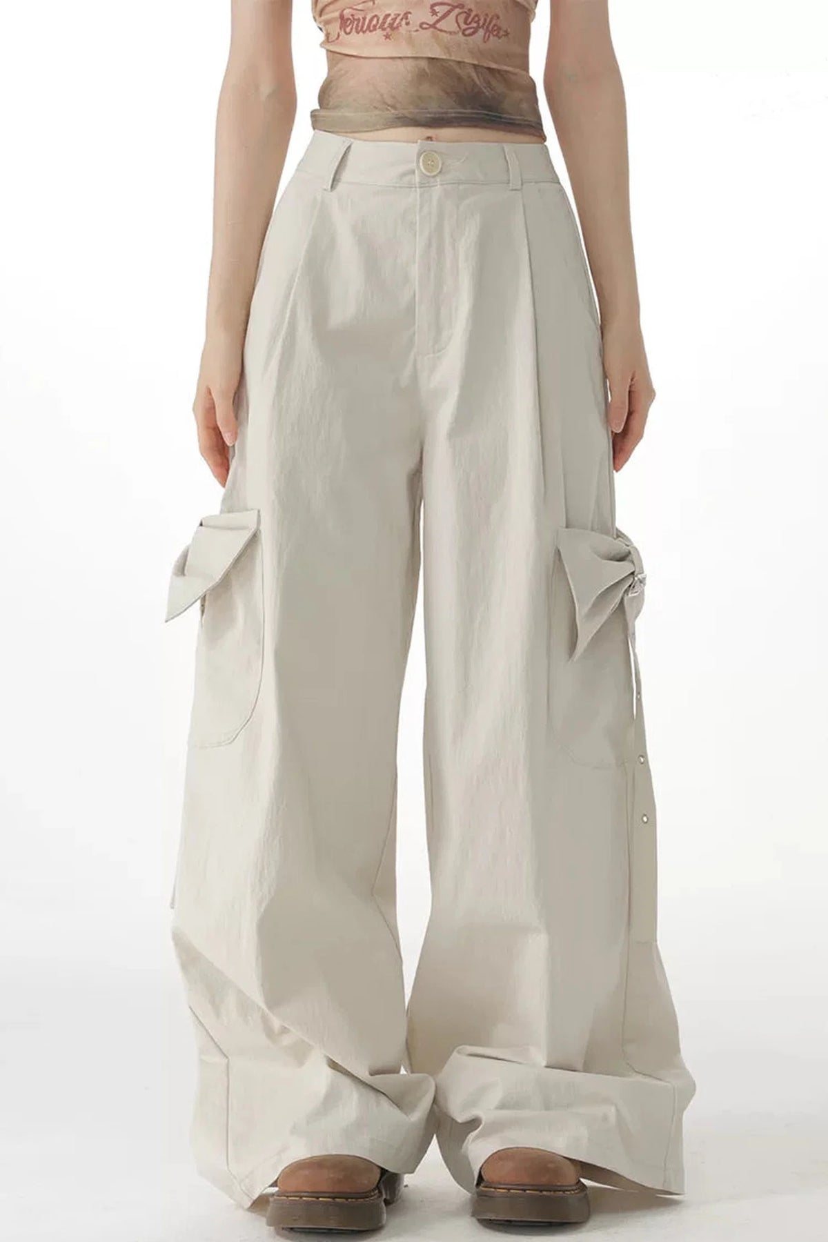 Butterfly Dream Wide-Leg Pants