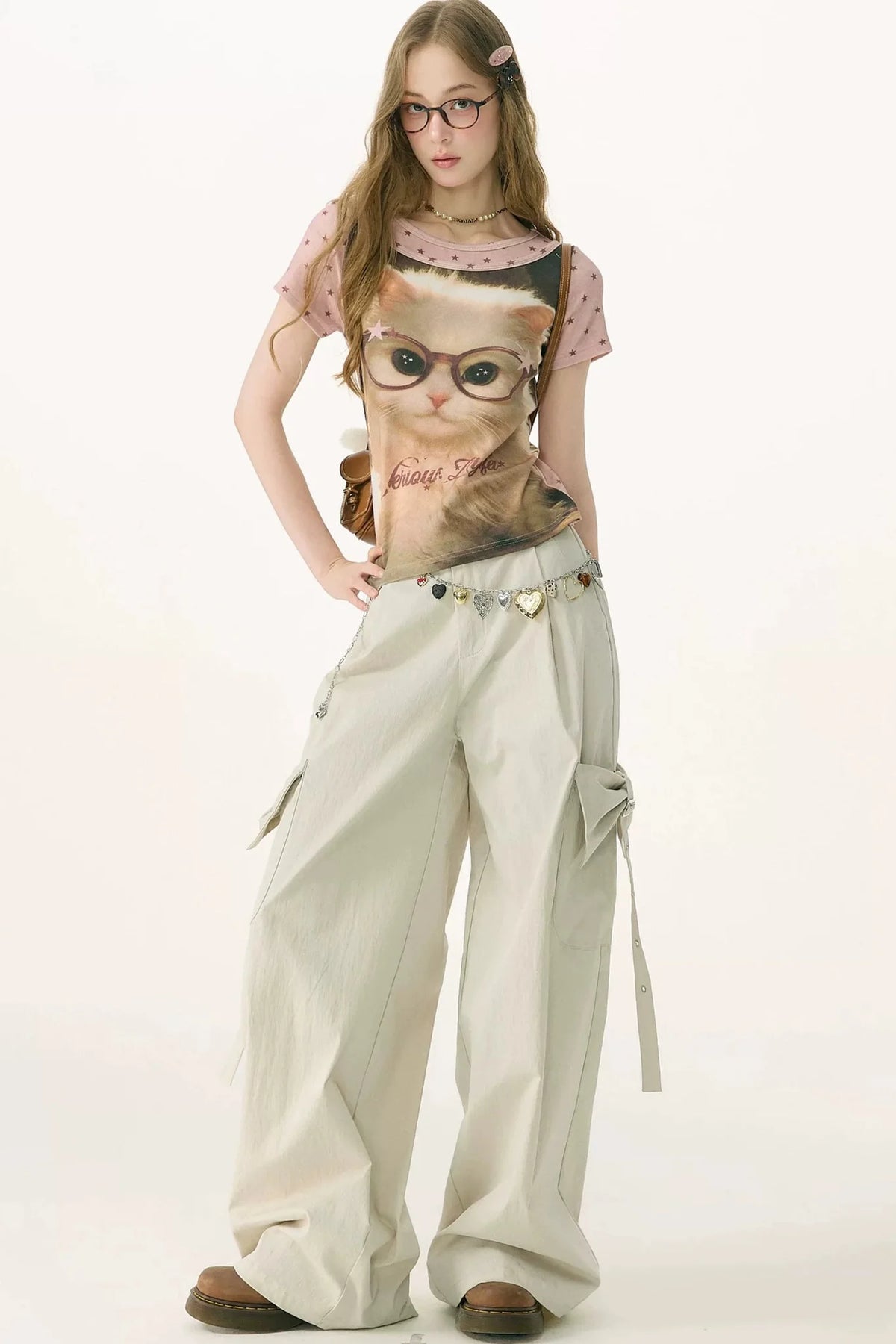 Butterfly Dream Wide-Leg Pants
