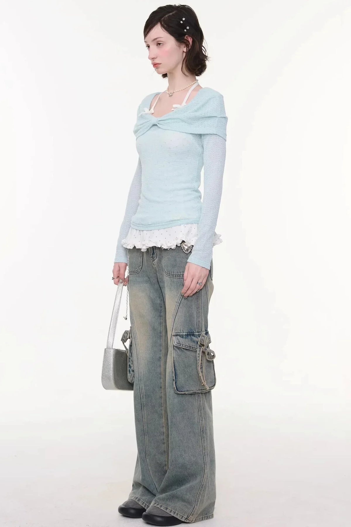 Butterfly Edge Flared Jeans