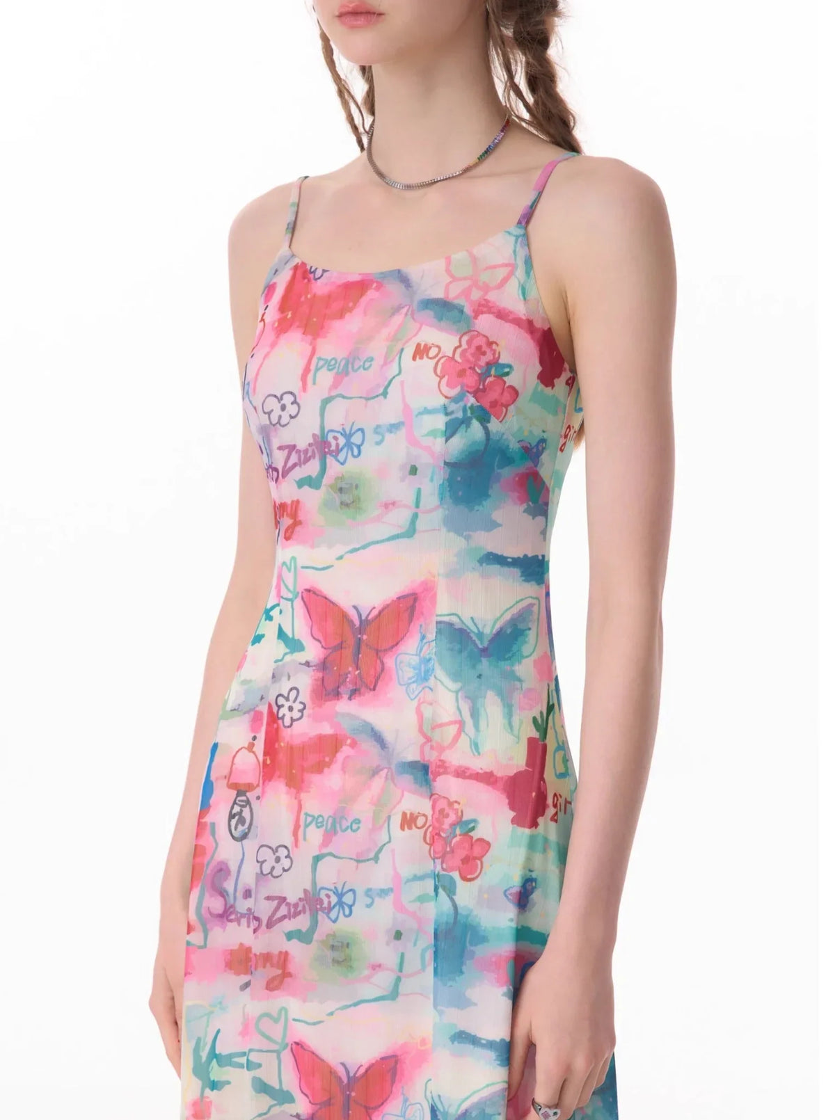 Butterfly Print Dress