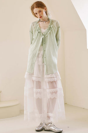 Butterfly V-Neck Summer Top