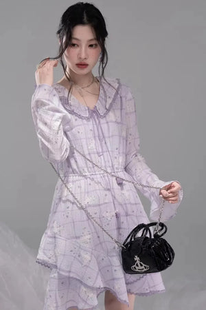 Butterfly Wing Embroidered Dress