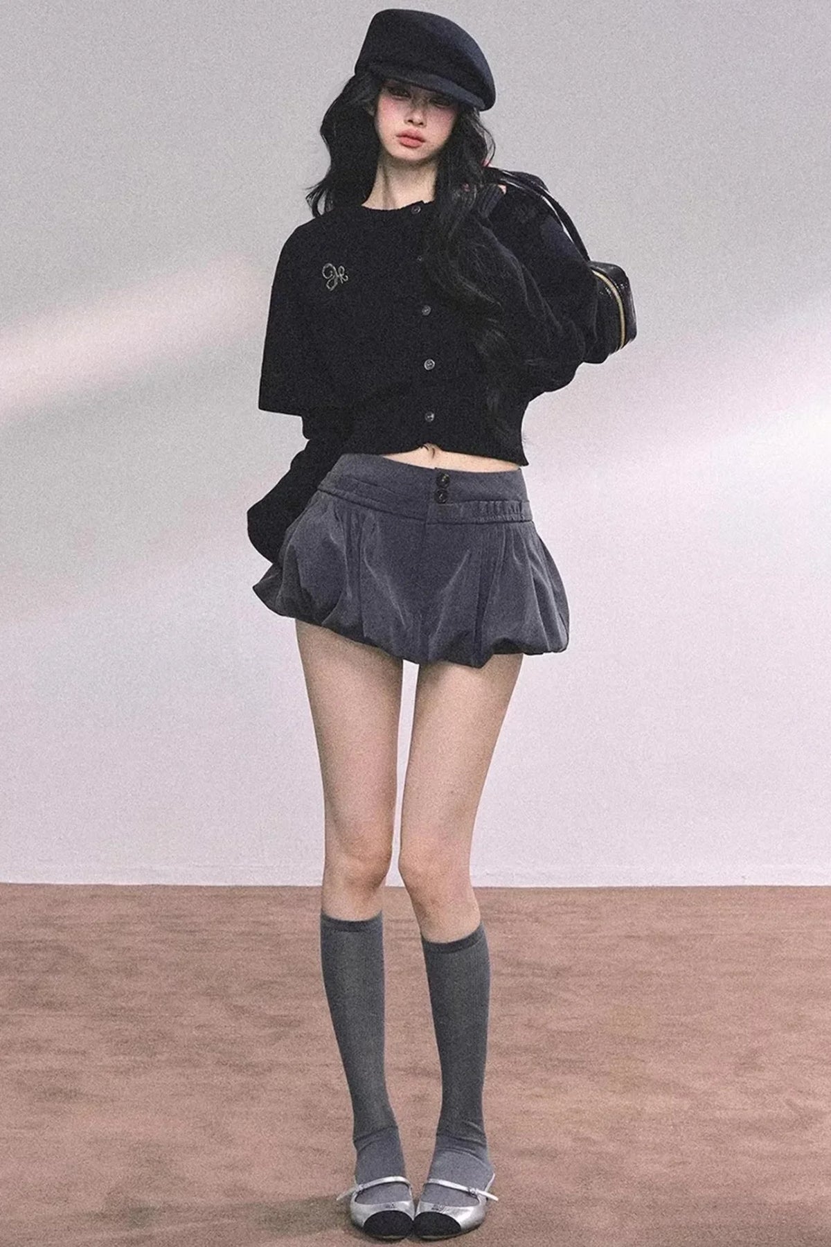Cable Knit Cape Sweater