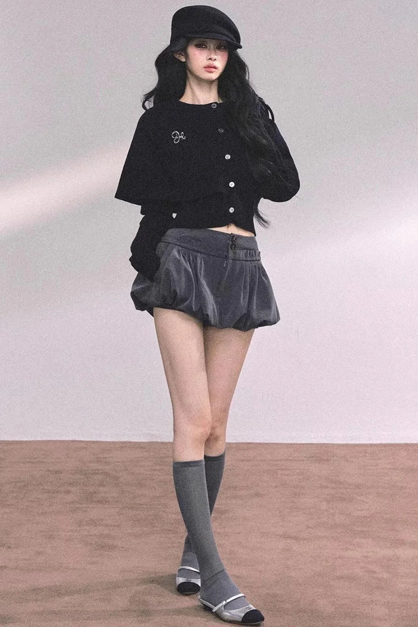 Cable Knit Cape Sweater