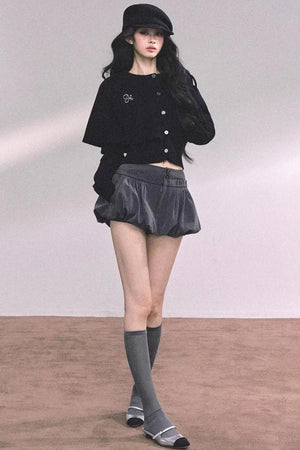 Cable Knit Cape Sweater
