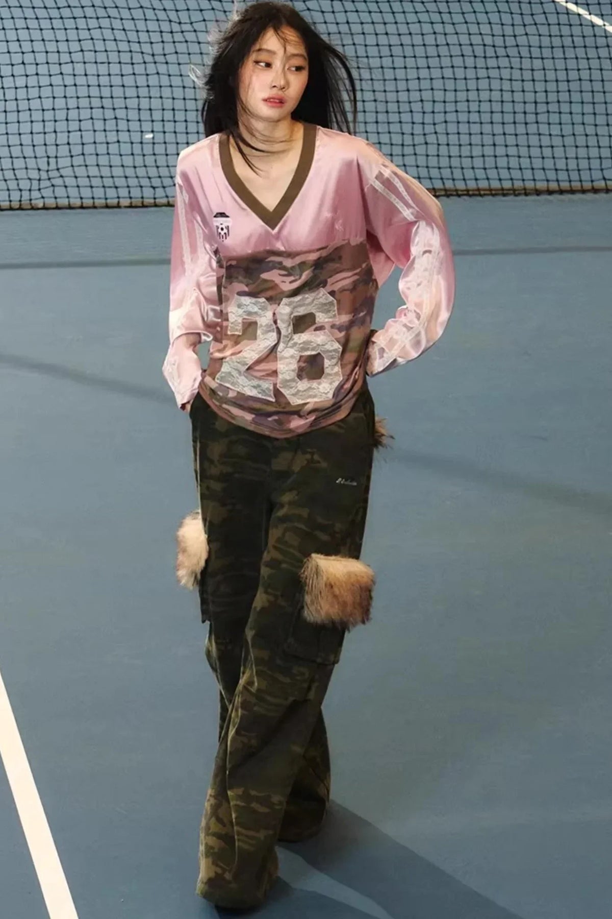 Camouflage Retro Cargo Pants