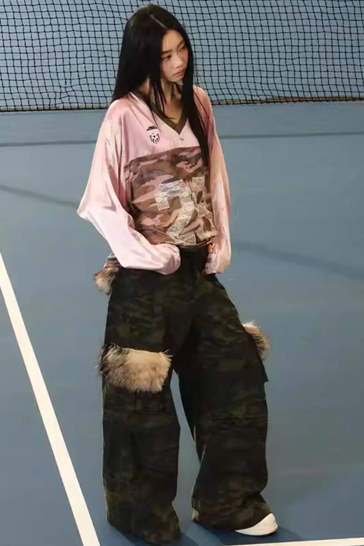 Camouflage Retro Cargo Pants