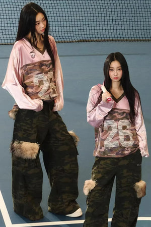 Camouflage Retro Cargo Pants