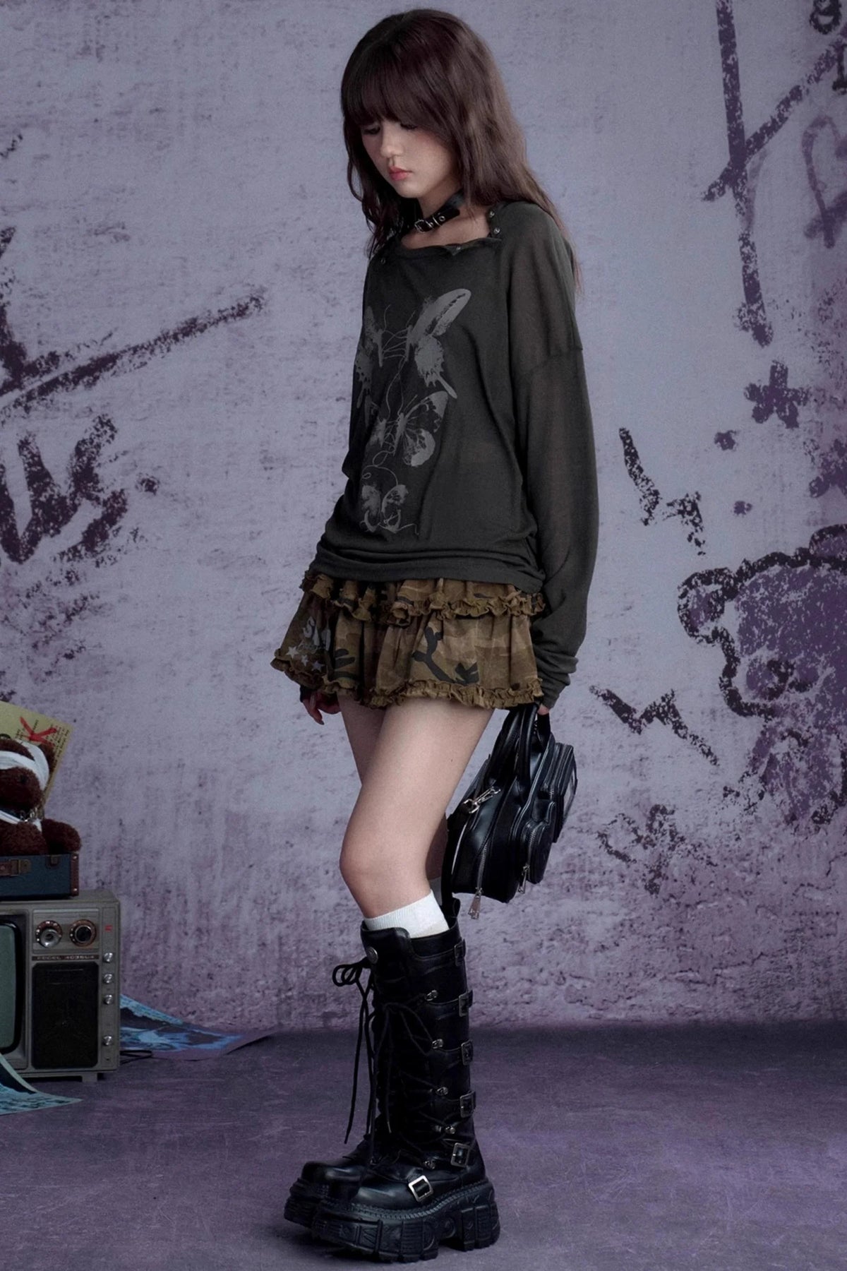 Camouflage Sweetheart Skirt