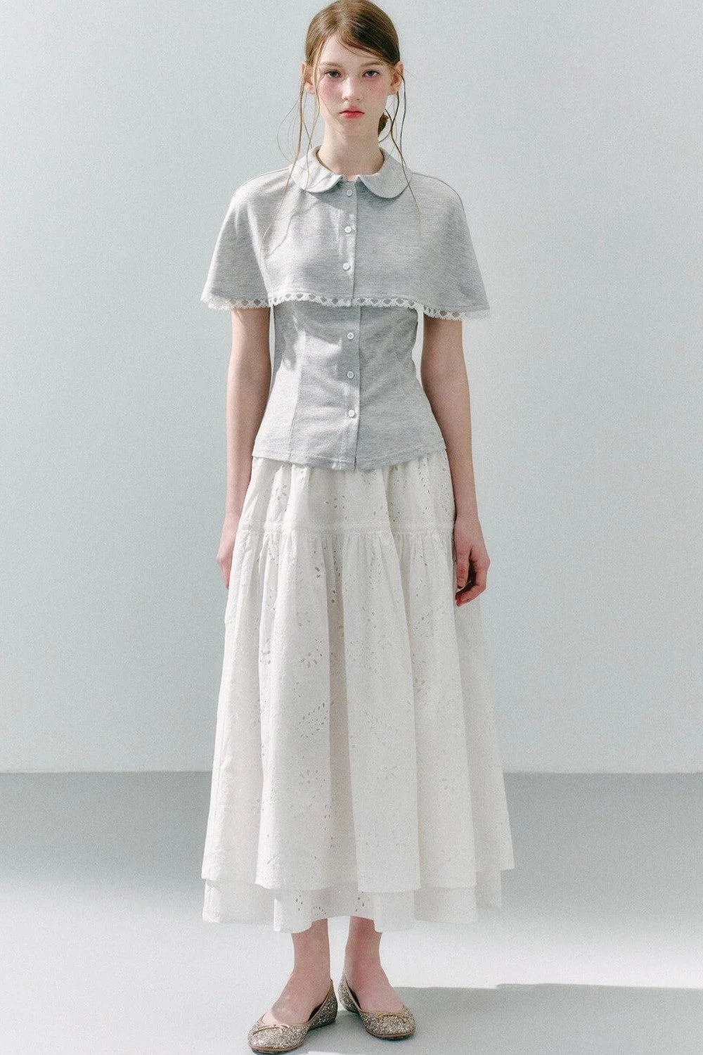 Cape Shirt Skirt Set-Up