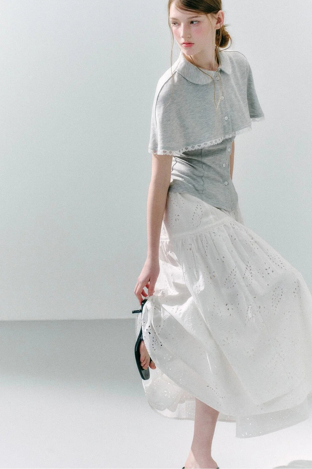 Cape Shirt Skirt Set-Up