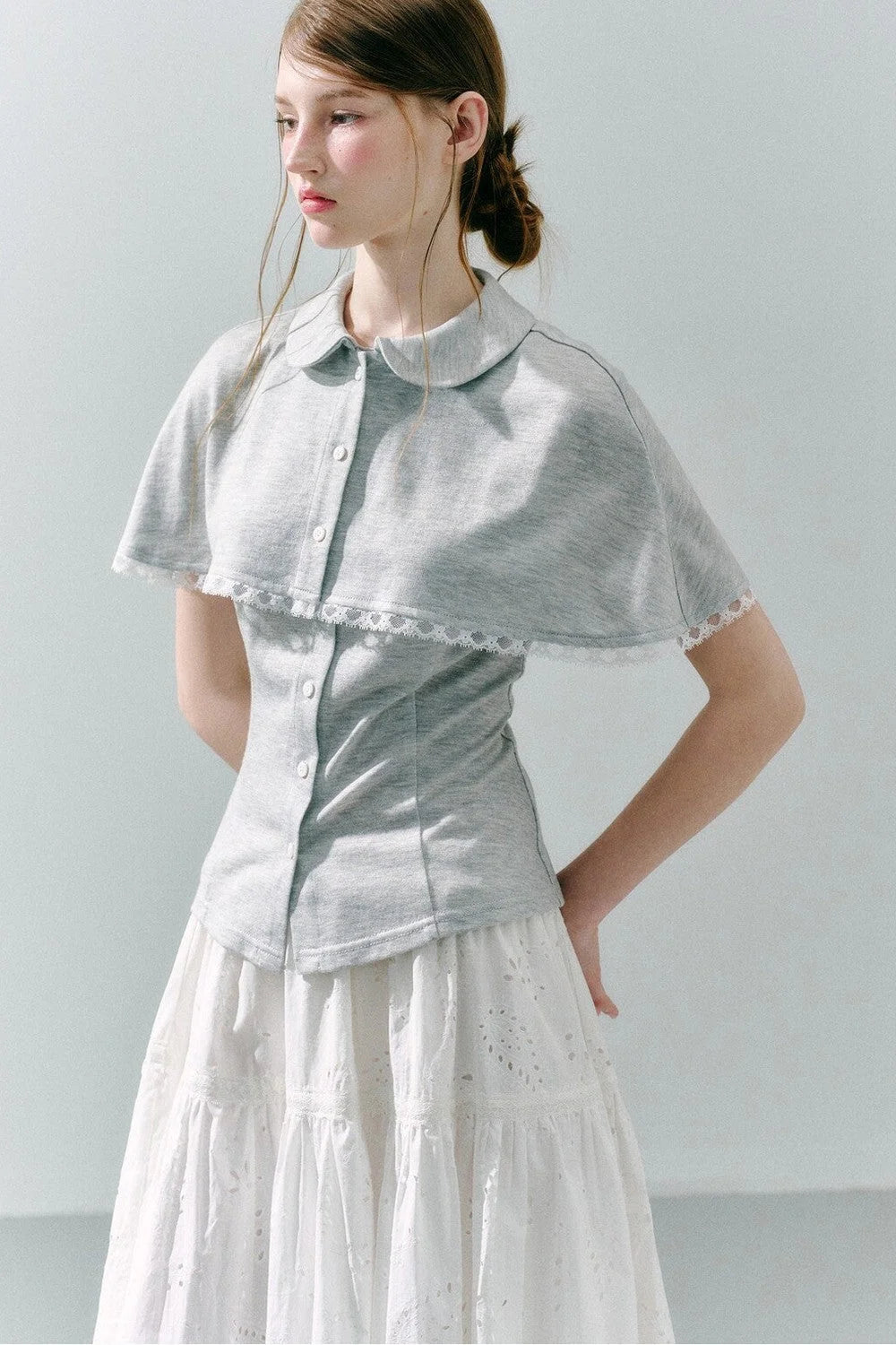 Cape Shirt Skirt Set-Up