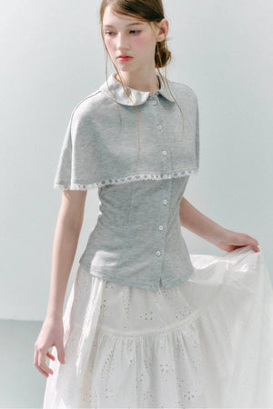 Cape Shirt Skirt Set-Up