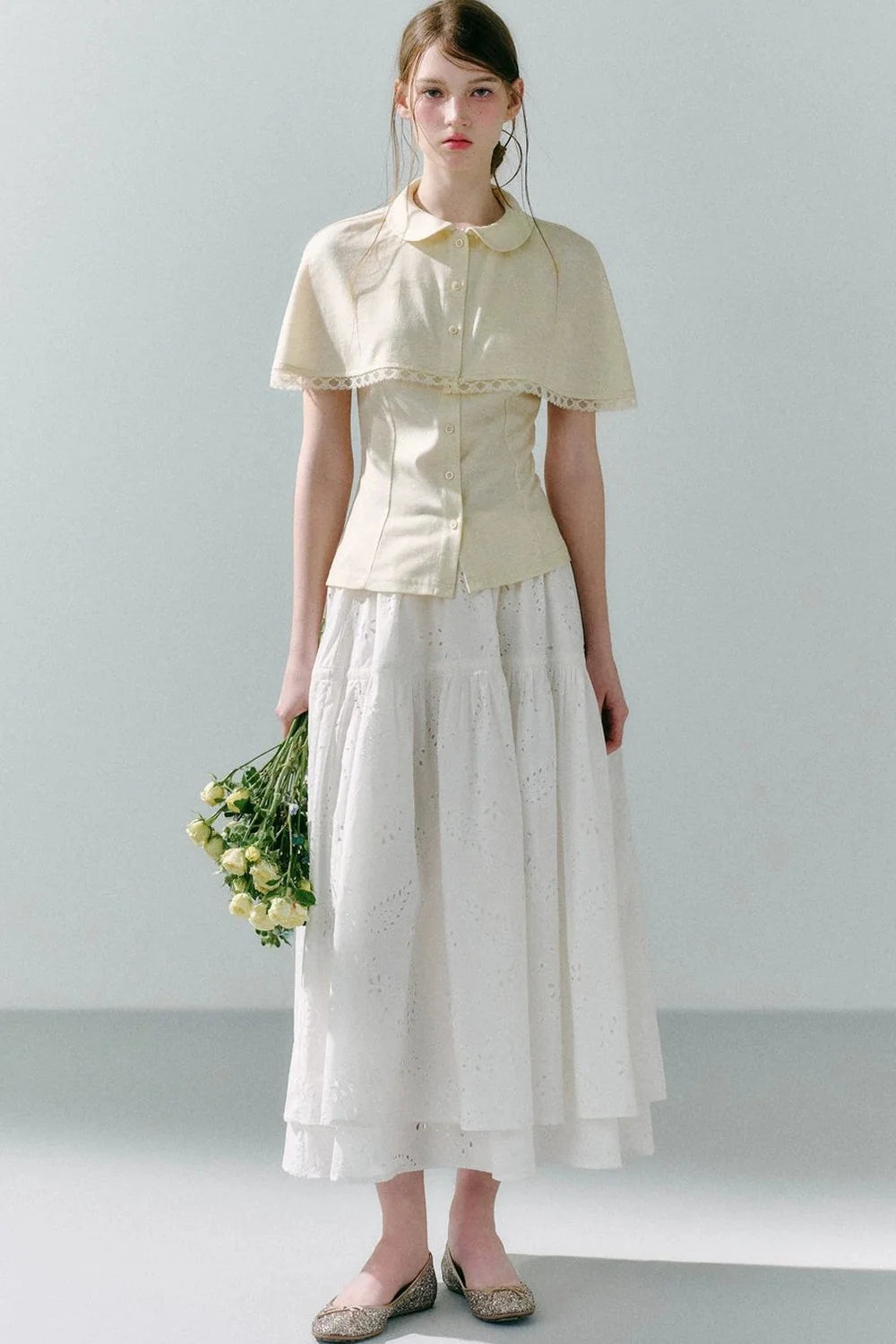 Cape Shirt Skirt Set-Up