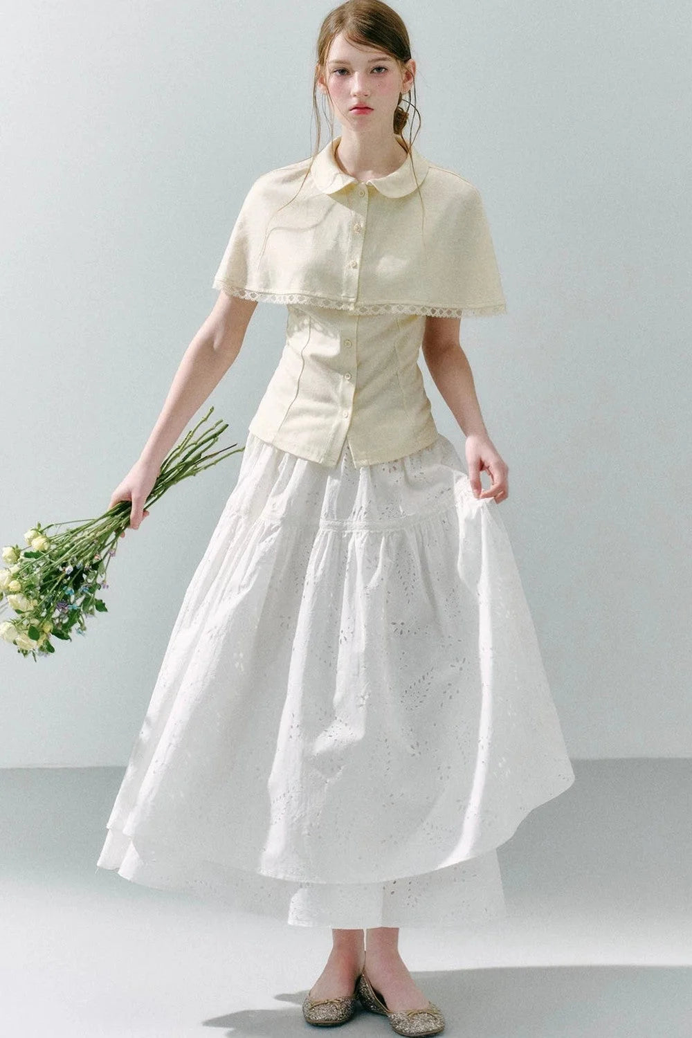 Cape Shirt Skirt Set-Up