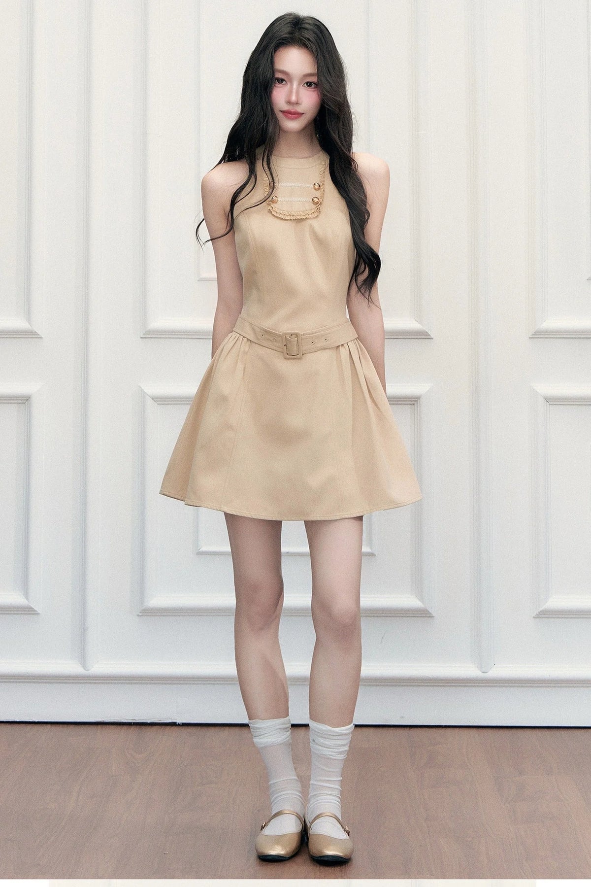 Cape Top and Halter Dress Set-Up