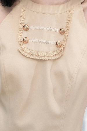 Cape Top and Halter Dress Set-Up