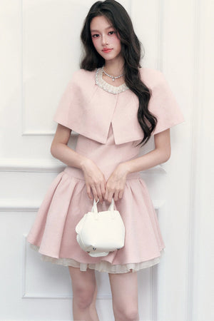 Capelet Cloak And Dress Set-Up