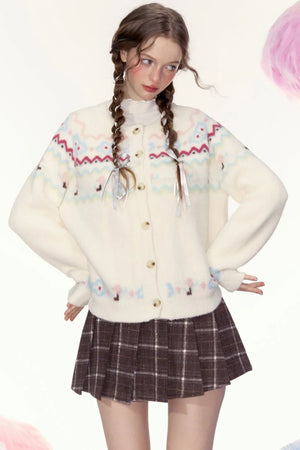 Caramel Cookies Retro Checked Pleated Skirt