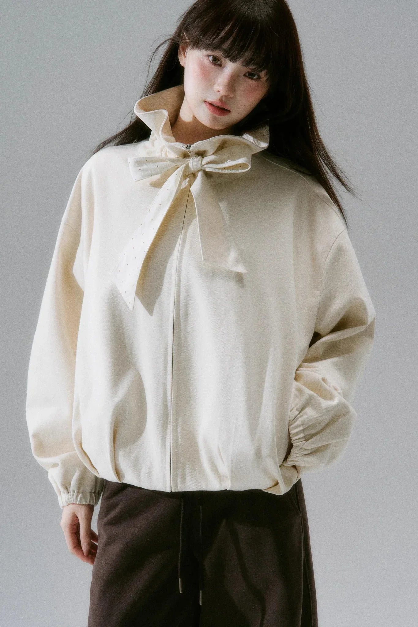 Caramel Croissant Patchwork Jacket