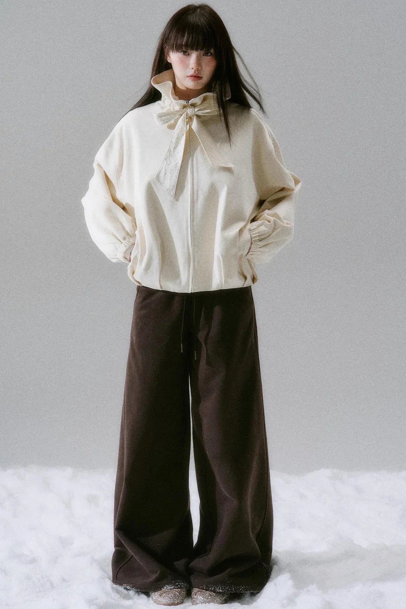 Caramel Croissant Patchwork Jacket