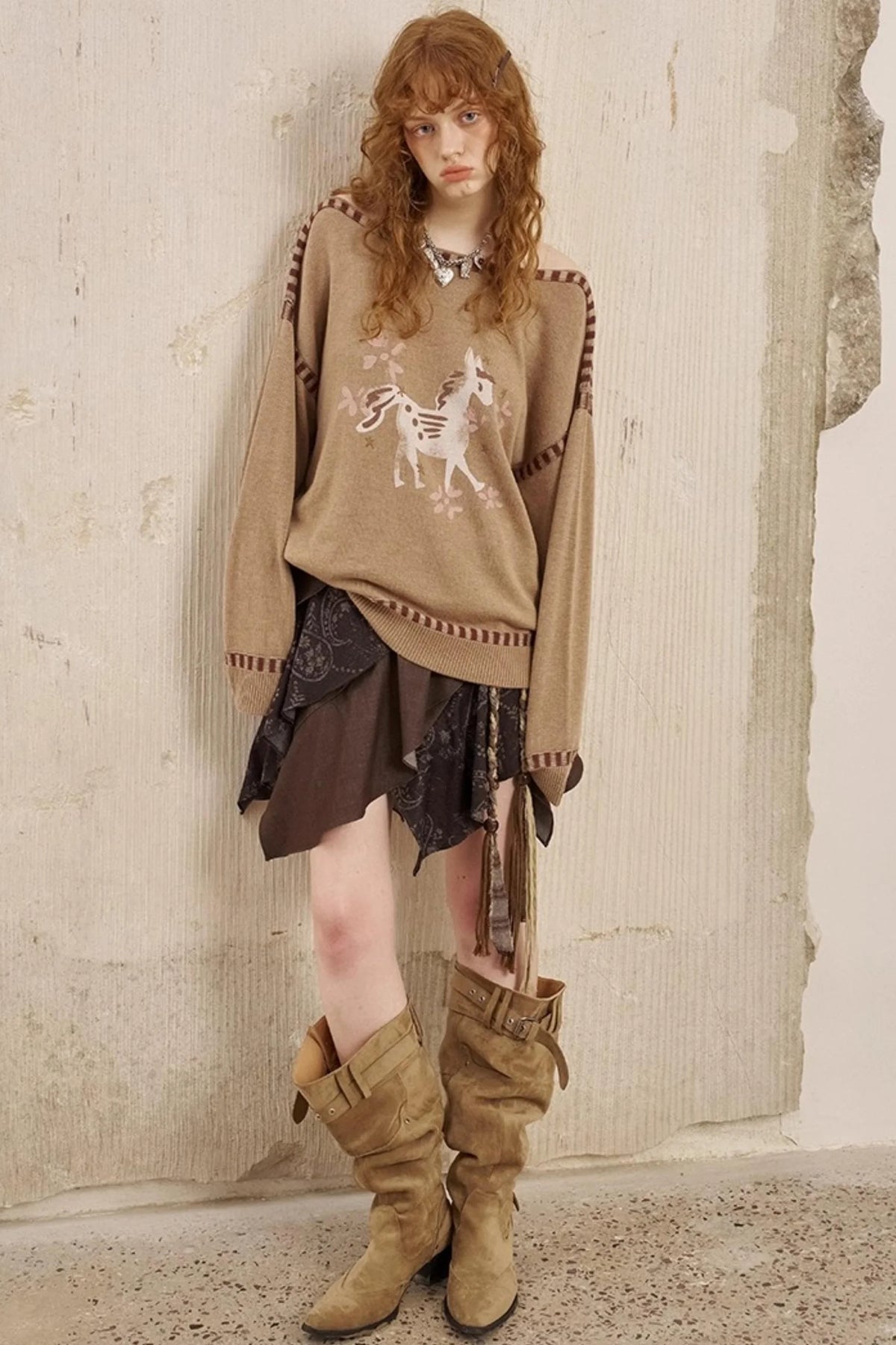Cashew A-Line Skirt