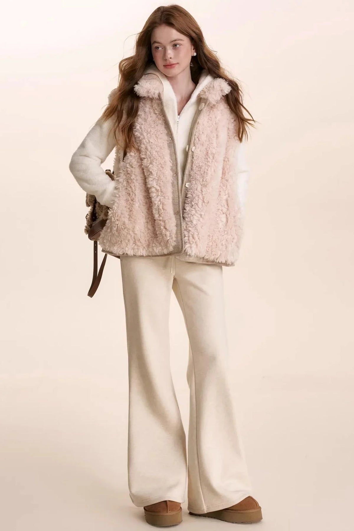 Cashmere Blend Flared Sweatpants