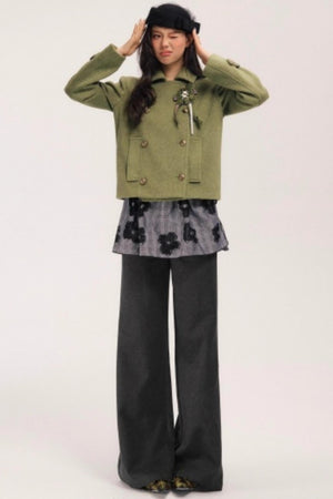 Casual Flared Slimming Pants