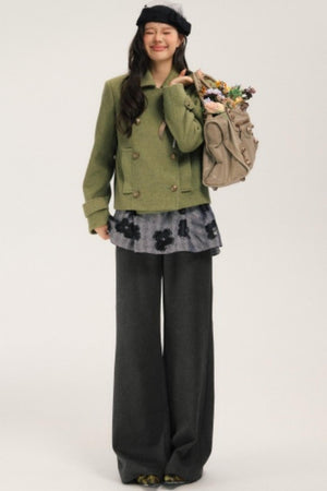 Casual Flared Slimming Pants