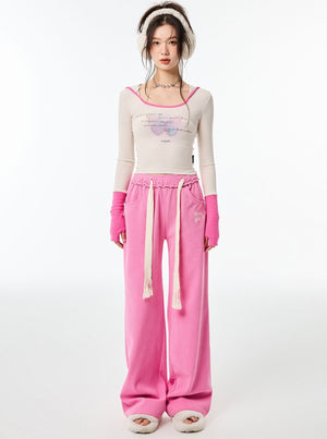Casual High Waist Loose Pants