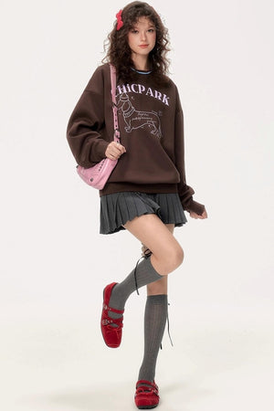 Casual Loose Sweet Pullover Top