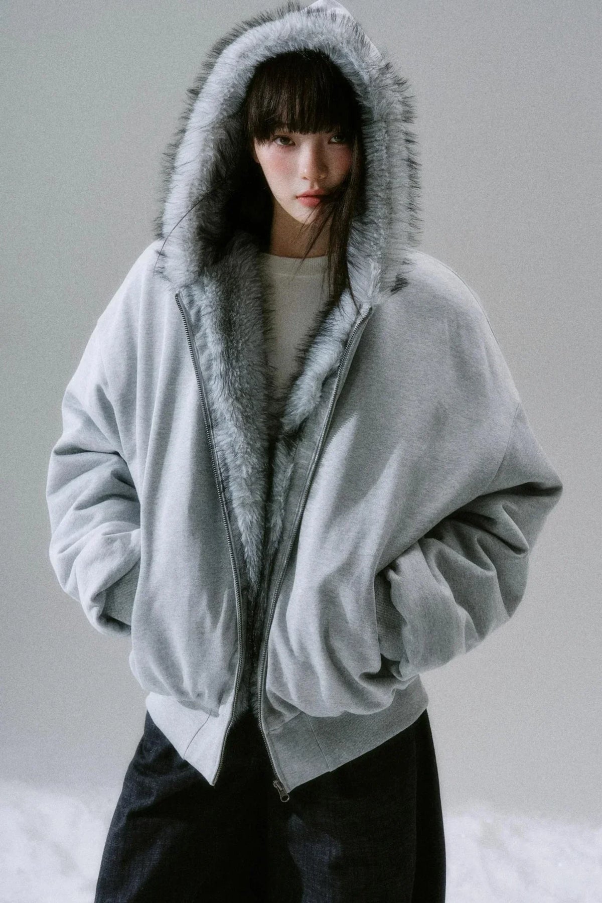 Casual Plush Reversible Jacket