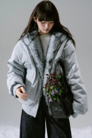 Casual Plush Reversible Jacket