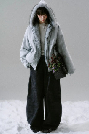 Casual Plush Reversible Jacket