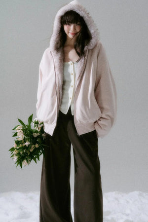 Casual Plush Reversible Jacket