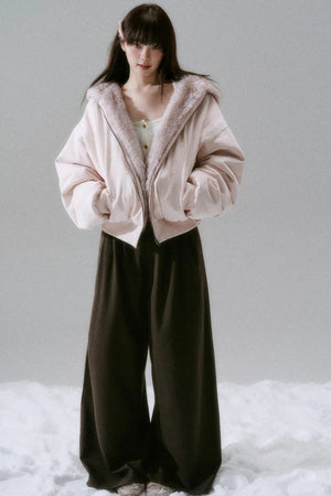 Casual Plush Reversible Jacket