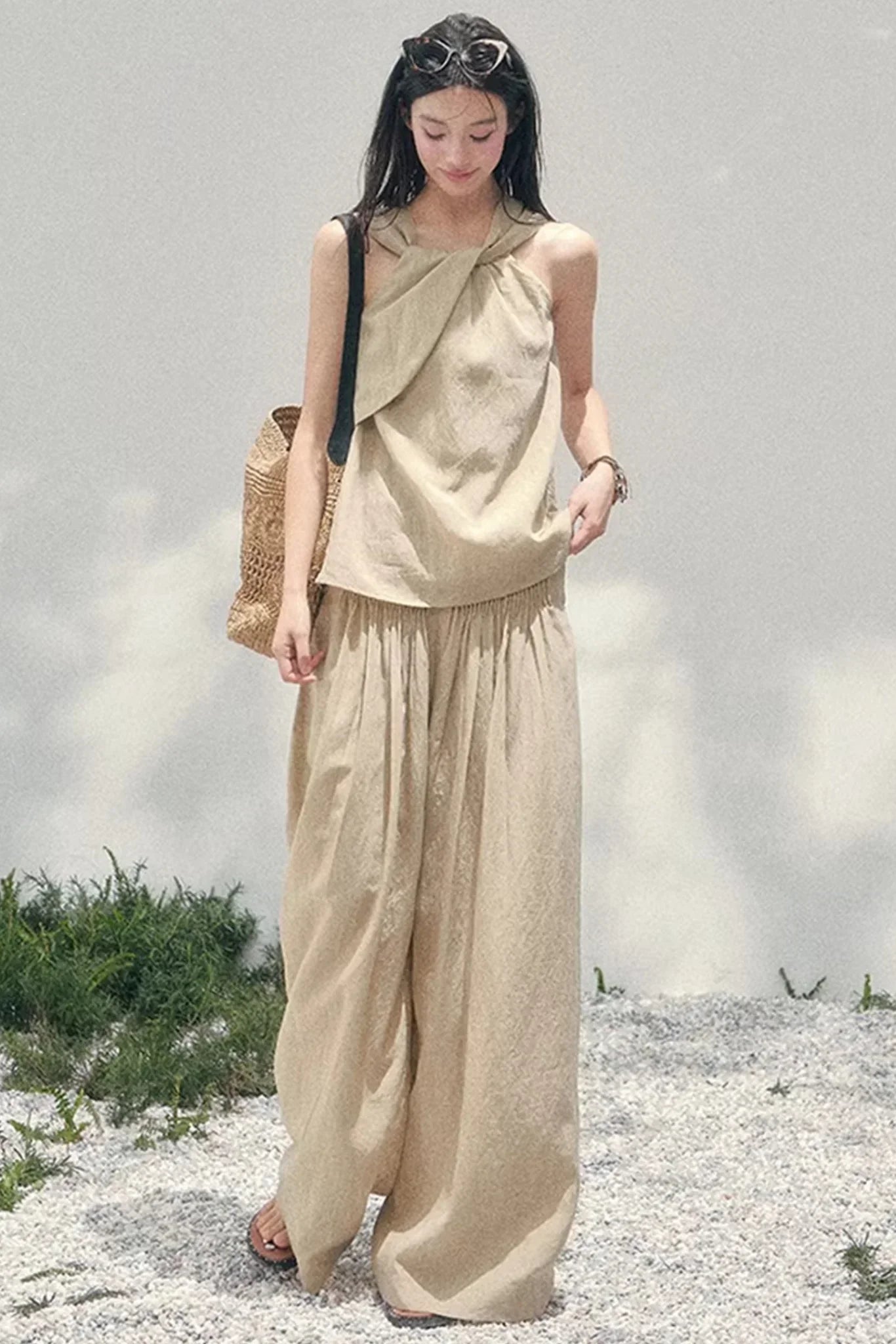Casual Spring Top Two-Piece Set-Up