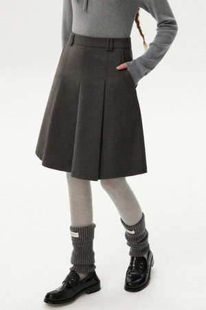 Casual Versatile Mid-Length Skirt