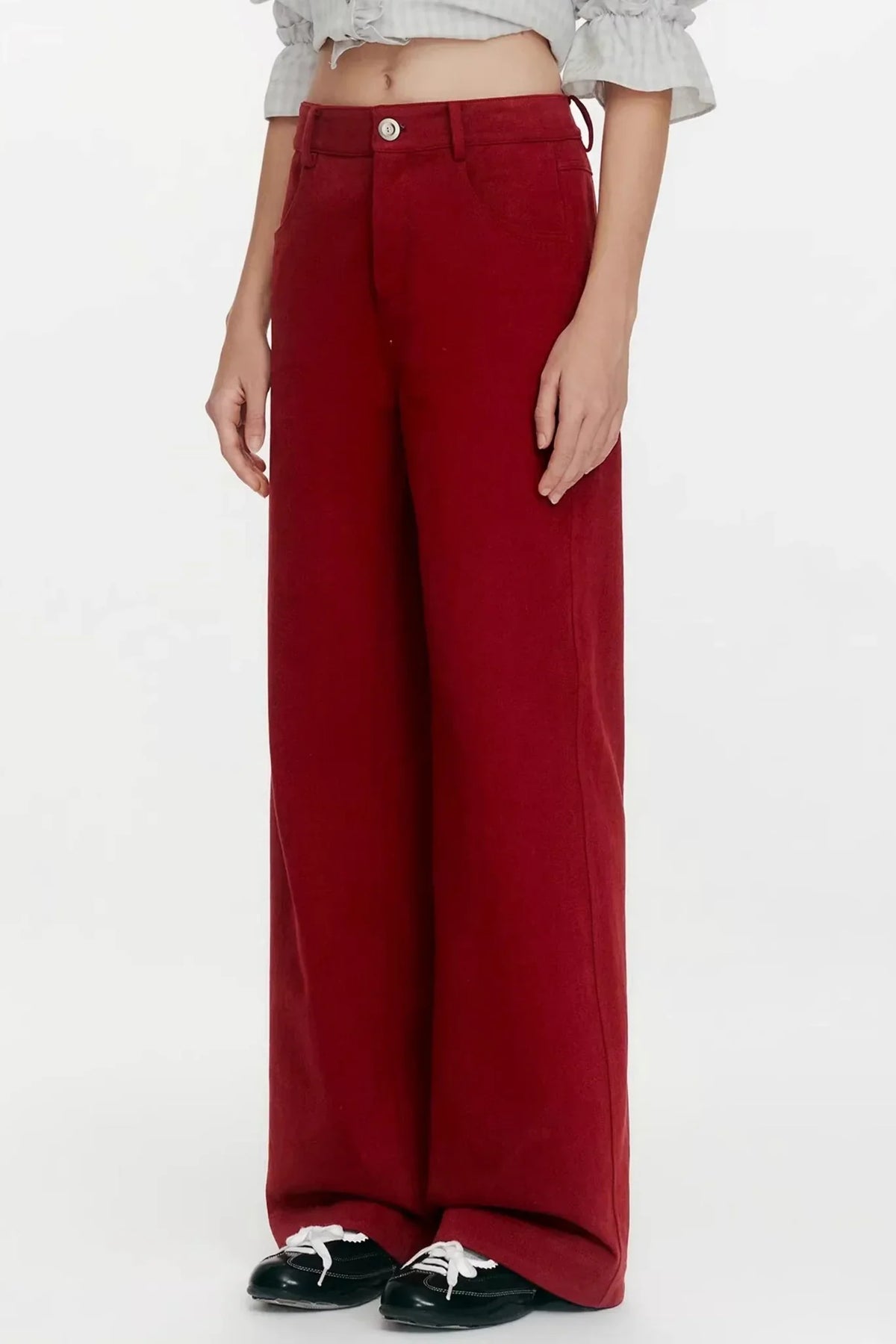 Casual Wide-Leg Long Pants