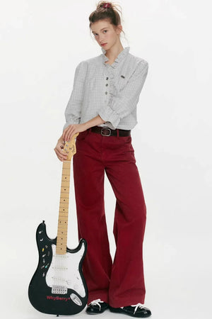 Casual Wide-Leg Long Pants